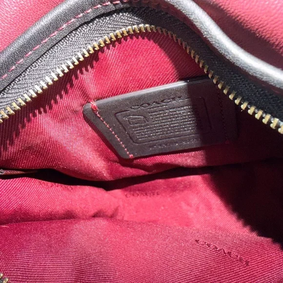 Coach Black, Brown, and Burgundy Crossbody Bags - Picture 14 of 15